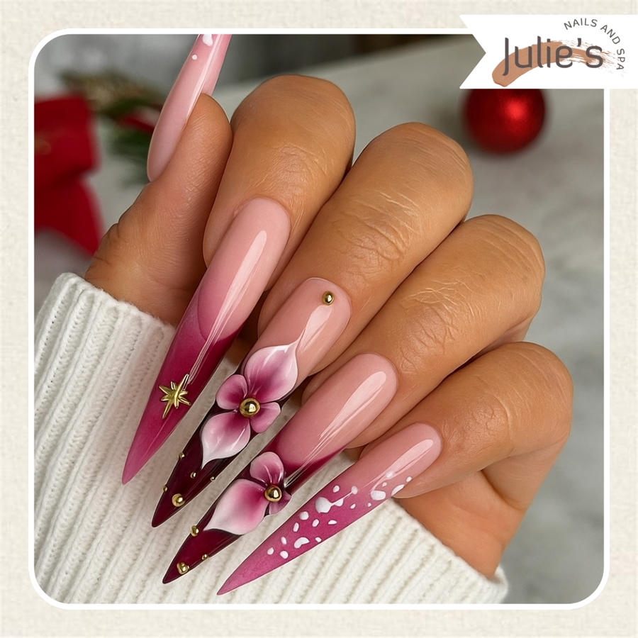 Nail design by Julie's Nails and Spa
